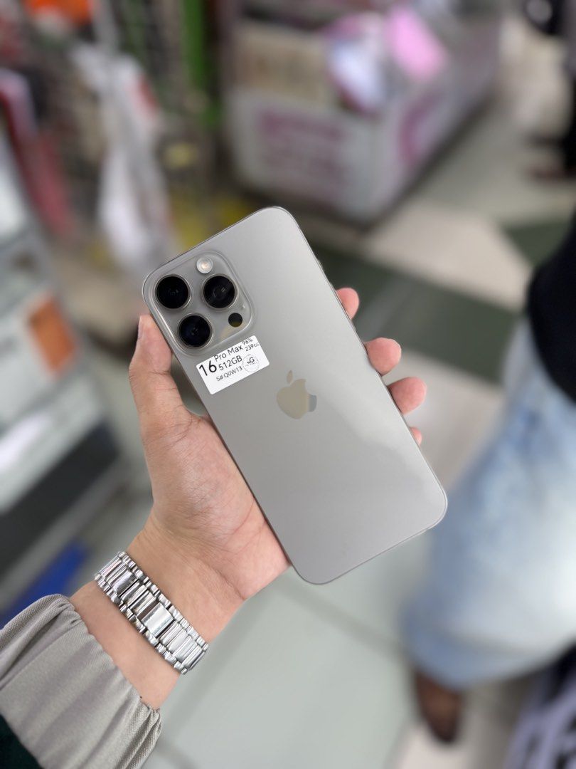 IPhone 16 Promax 512GB 96BH no issues NTC approved Openline (Category: iPhone 16 Series) located in San Juan City. Submitted by najihahtelecomshop2018 (Listing ID 1464739497, Image 1). Description: Legit Store | Original unit FOR SALE | TRADE / SWAP ▫️INSTALLMENT thru: 🔸Credit Card (straight / installment) 🔸Ggives / Gcredit + 6% interest 🔸Spay Later + 6% interest (RFS: Buy and Sell any kinds of Gadgets) Description: iPhone 16 Promax 512GB ( ot