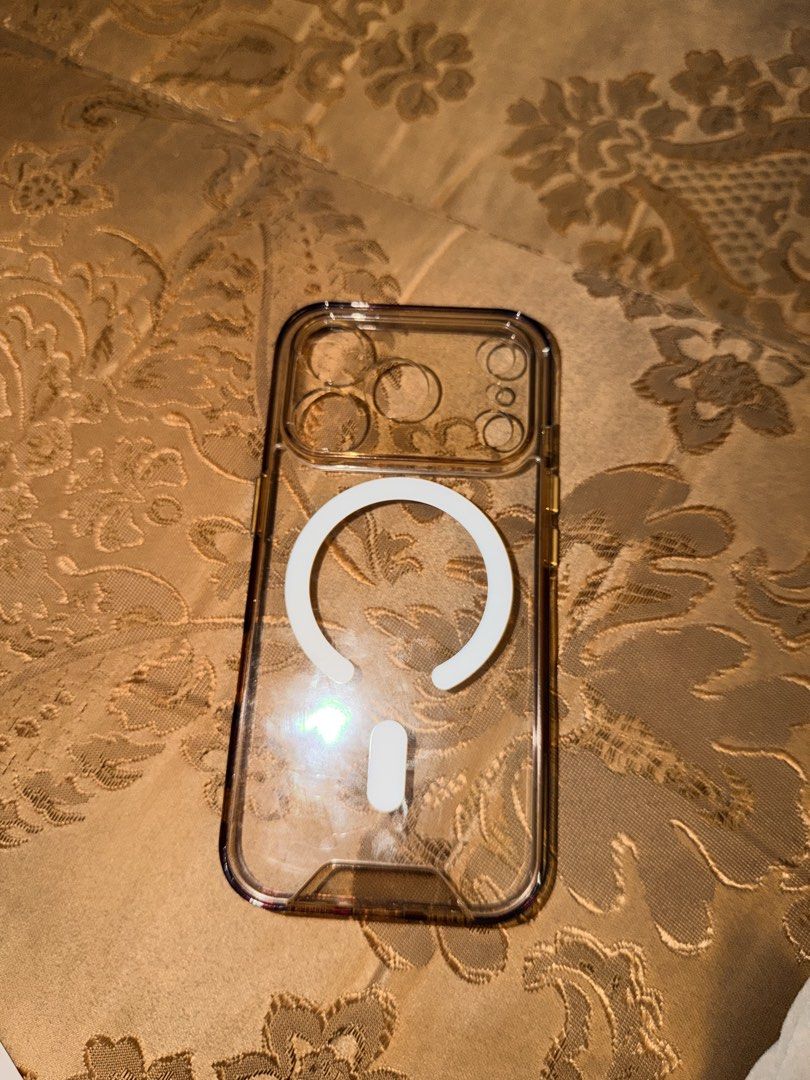 Iphone 17 pro clear case (Category: Cases & Sleeves) located in Bacoor. Submitted by dosmarias. (Listing ID 1464743969, Image 2). Description: - Designed specifically for iPhone 17 Pro - Transparent clear case to showcase your phone's original look - Built-in magnetic ring for easy wireless charging - Durable material providing solid everyday protection - Excellent pre-owned condition.
