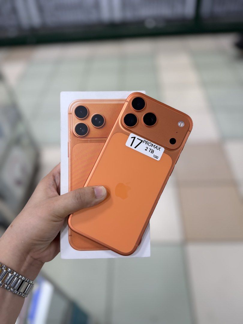 Iphone 17 Promax 2TB 100BB NTC approved openline no issues (Category: iPhone 17 Series) located in San Juan City. Submitted by najihahtelecomshop2018 (Listing ID 1464742559, Image 2). Description: Legit Store | Original unit FOR SALE | TRADE / SWAP ▫️INSTALLMENT thru: 🔸Credit Card (straight / installment) 🔸Ggives / Gcredit + 6% interest 🔸Spay Later + 6% interest (RFS: Buy and Sell any kinds of Gadgets) Description: iPhone 17 Promax 2TB ( other