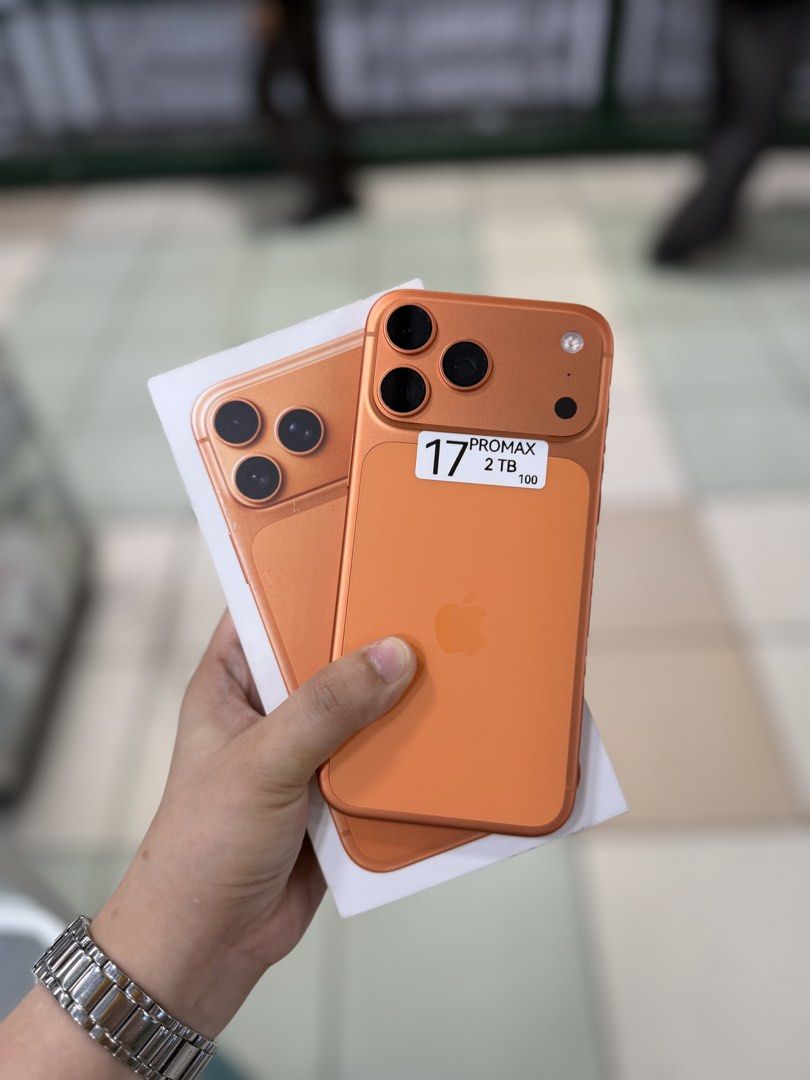 Iphone 17 Promax 2TB 100BB NTC approved openline no issues (Category: iPhone 17 Series) located in San Juan City. Submitted by najihahtelecomshop2018 (Listing ID 1464742559, Image 1). Description: Legit Store | Original unit FOR SALE | TRADE / SWAP ▫️INSTALLMENT thru: 🔸Credit Card (straight / installment) 🔸Ggives / Gcredit + 6% interest 🔸Spay Later + 6% interest (RFS: Buy and Sell any kinds of Gadgets) Description: iPhone 17 Promax 2TB ( other