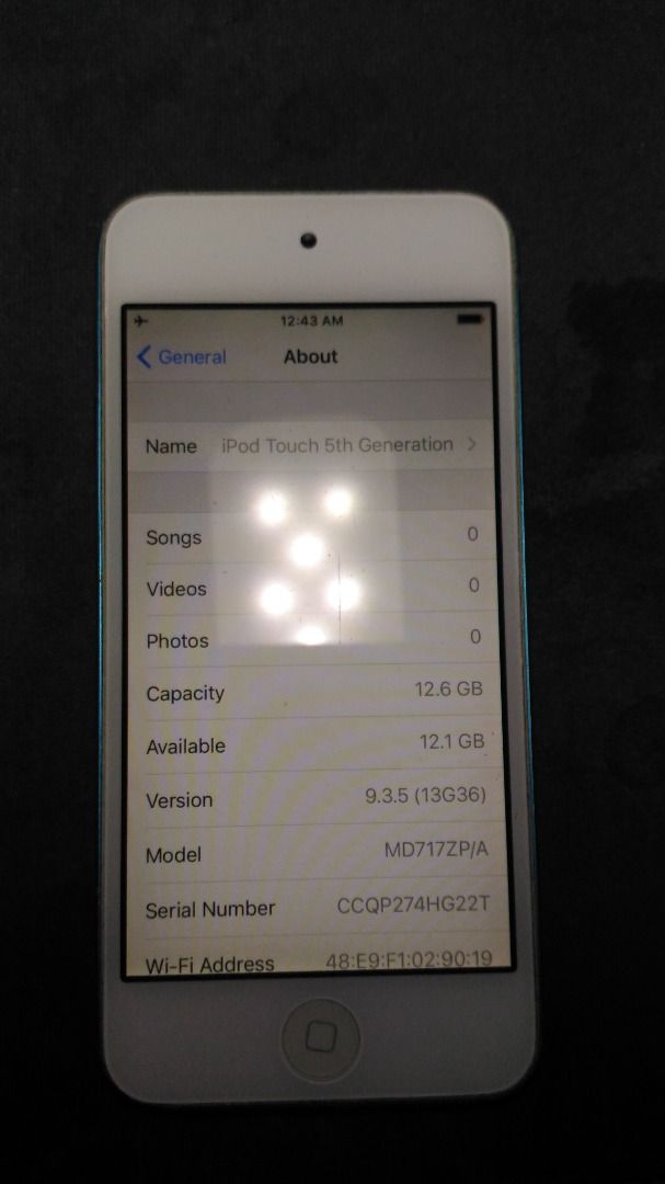 iPod Touch 5th Generation 16GB (Category: Other Gadgets) located in Bacolod City. Submitted by thespawn (Listing ID 1464578341, Image 1). Description: All functions working. May scratches at konting dents pero hindi nakakaapekto sa performance. Matagal malowbat. With charging cable..