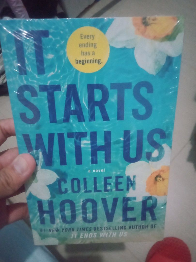 It Start With Us (SEALED) (Category: Storybooks) located in Batangas. Submitted by abotkayafinds (Listing ID 1464765472, Image 1). Description: Sealed pa Siya. Retail price is ₱800+ sa NBS.