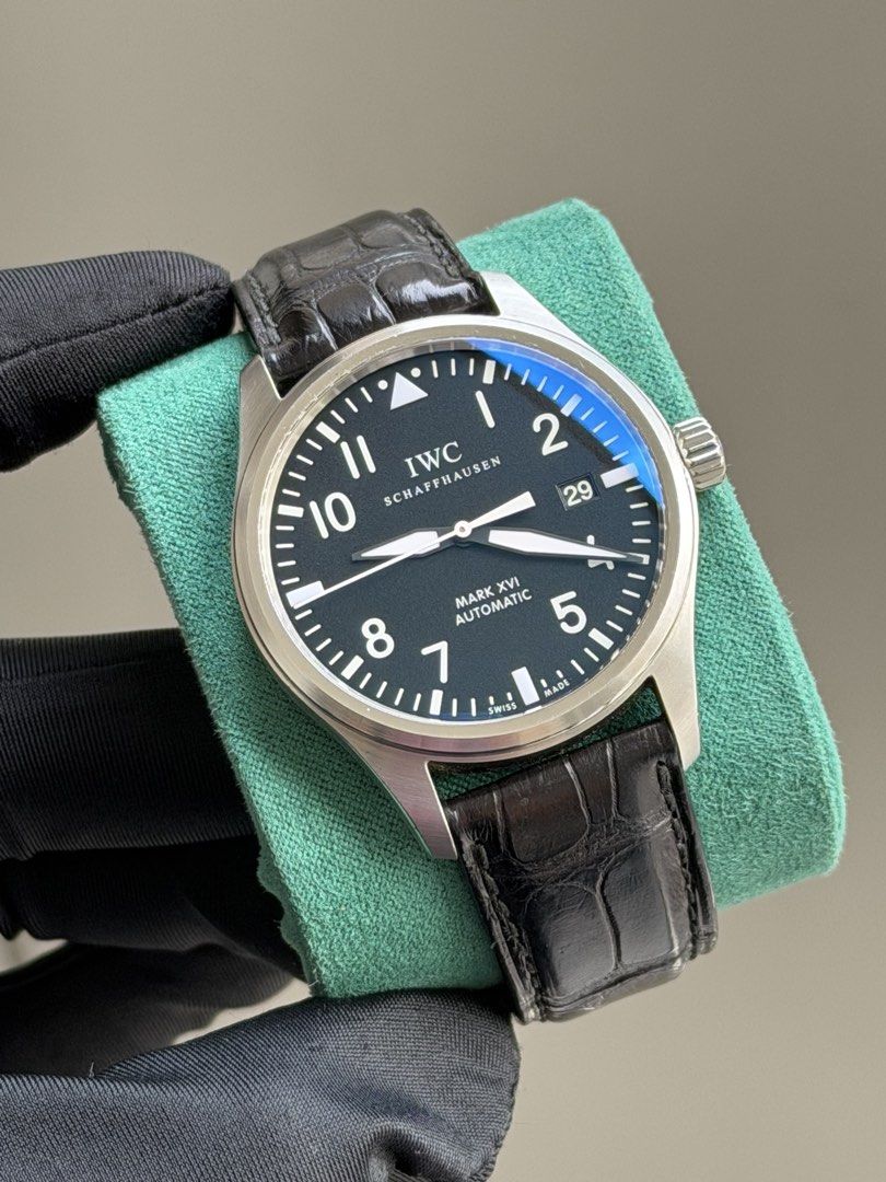 IWC Mark XVI Pilot Watch (Category: Luxury Watches) located in Pasig City. Submitted by kjeldran00 (Listing ID 1464625058, Image 3). Description: IWC Mark XVI Pilot Watch Condition: 9/10 Inclusions: Outer Box, Watch Box, Manual and Warranty Card Specifications: Automatic Movement Caliber: 30110 Case Material: Stainless steel Case Diameter: 39mm Case Thickness: 11mm Sapphire Crystal Water Resistance: 60m Local AD (Greenbelt) Reference: IW325501 Pr