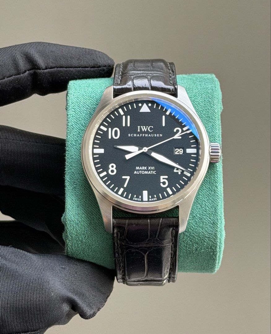 IWC Mark XVI Pilot Watch (Category: Luxury Watches) located in Pasig City. Submitted by kjeldran00 (Listing ID 1464625058, Image 1). Description: IWC Mark XVI Pilot Watch Condition: 9/10 Inclusions: Outer Box, Watch Box, Manual and Warranty Card Specifications: Automatic Movement Caliber: 30110 Case Material: Stainless steel Case Diameter: 39mm Case Thickness: 11mm Sapphire Crystal Water Resistance: 60m Local AD (Greenbelt) Reference: IW325501 Pr
