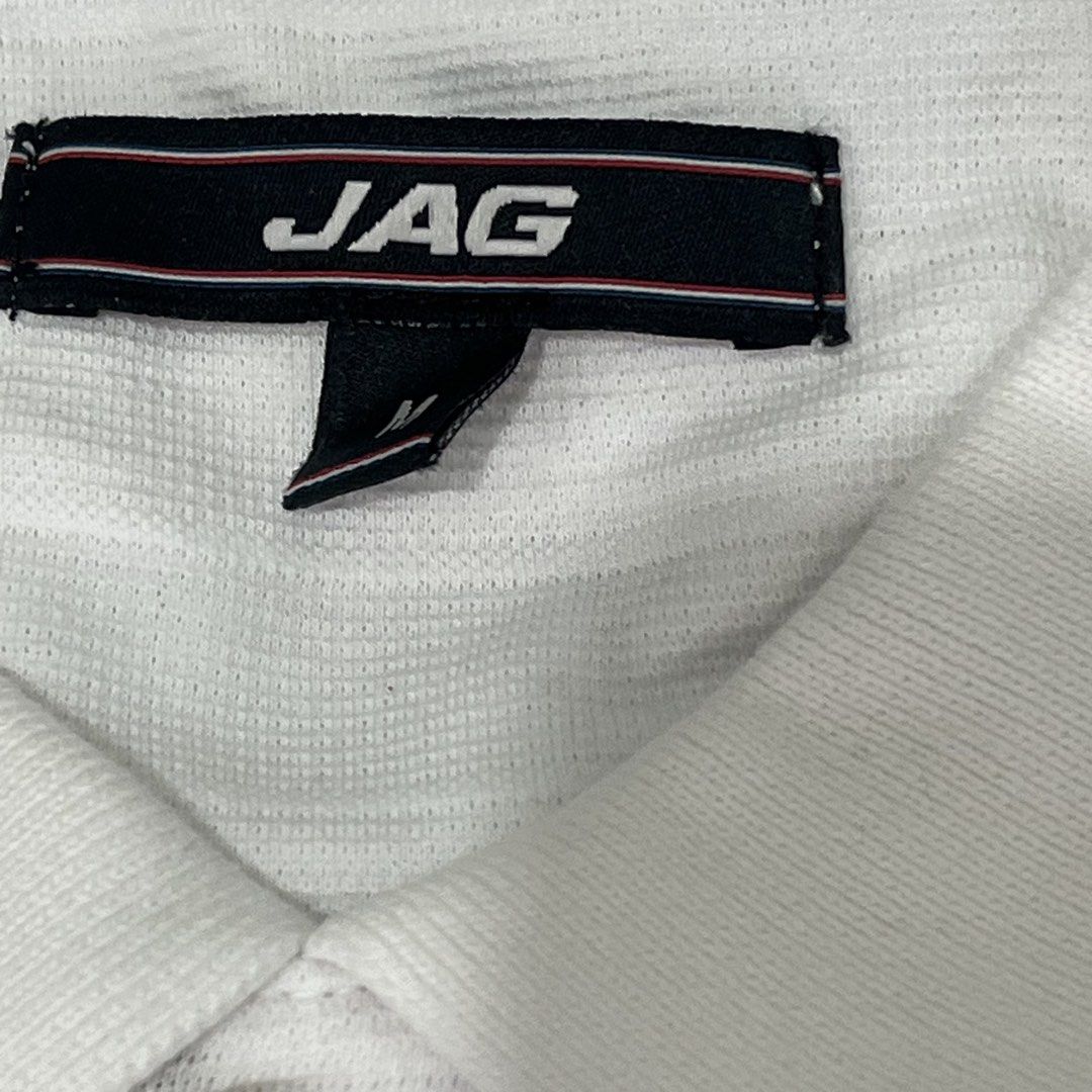 Jag Men's Polo Shirt [Medium] (Category: Tshirts & Polo Shirts ) located in Quezon City. Submitted by jpsstore (Listing ID 1464637414, Image 3). Description: Size: Medium Width: 21" Length: 25" No issue MOP: Gcash SHIPPING: J&t | Lalamove.