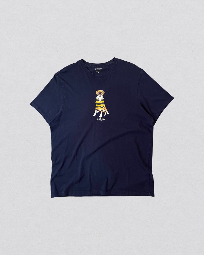 j.crew Dog tee shirt (Category: Tshirts & Polo Shirts ) located in Cabanatuan. Submitted by argarments.ph (Listing ID 1464636531, Image 1). Description: Tagged: XL on tag Width 23" | Length 30" Condition: Great condition Issue(s): -.