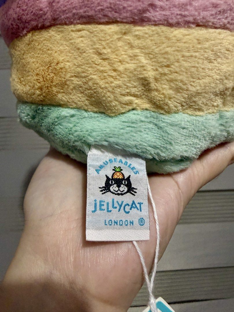 Jellycat Amuseables Rainbow Cake medium plush (Brand New) (Category: Plushies & Soft Toys) located in Manila. Submitted by bcbg3217 (Listing ID 1464690146, Image 3). Description: ‼️PLEASE READ BEFORE BUYING‼️ Brand new condition with papertag Medium size Authenticity guaranteed ( Please do your own checking ) No other inclusions Actual photos are posted No other issues or flaws unless stated Please check the photos thoroughly before placing an or