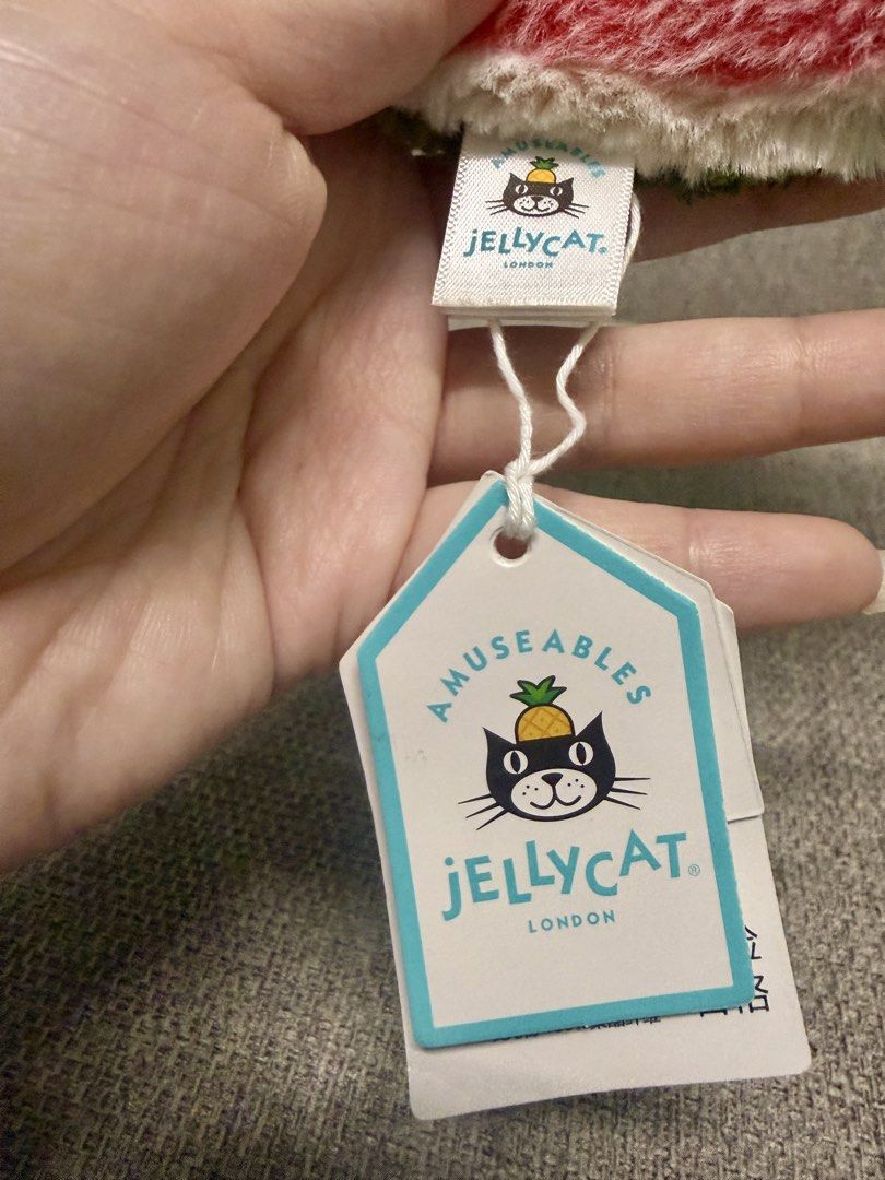 Jellycat Amuseables Small Watermelon (Brand New) (Category: Plushies & Soft Toys) located in Manila. Submitted by bcbg3217 (Listing ID 1464736521, Image 3). Description: ‼️PLEASE READ BEFORE BUYING‼️ Brand new condition with papertag Small size Authenticity guaranteed ( Please do your own checking too CODE: A6W) No other inclusions Actual photos are posted No other issues or flaws unless stated Please check the photos thoroughly before placing an