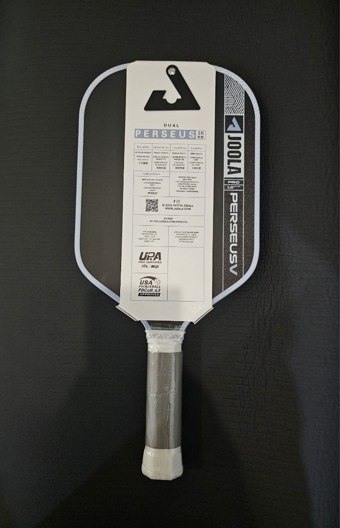 JOOLA Perseus V Dual Pro 5G Pickleball Paddle (Category: Racket and Ball Sports) located in Quezon City. Submitted by dbjhub (Listing ID 1464582323, Image 2). Description: - JOOLA Perseus V Dual Pro 5G table tennis paddle - 16mm thickness for optimal performance - Designed for a balance of control and power - Ideal for intermediate .
