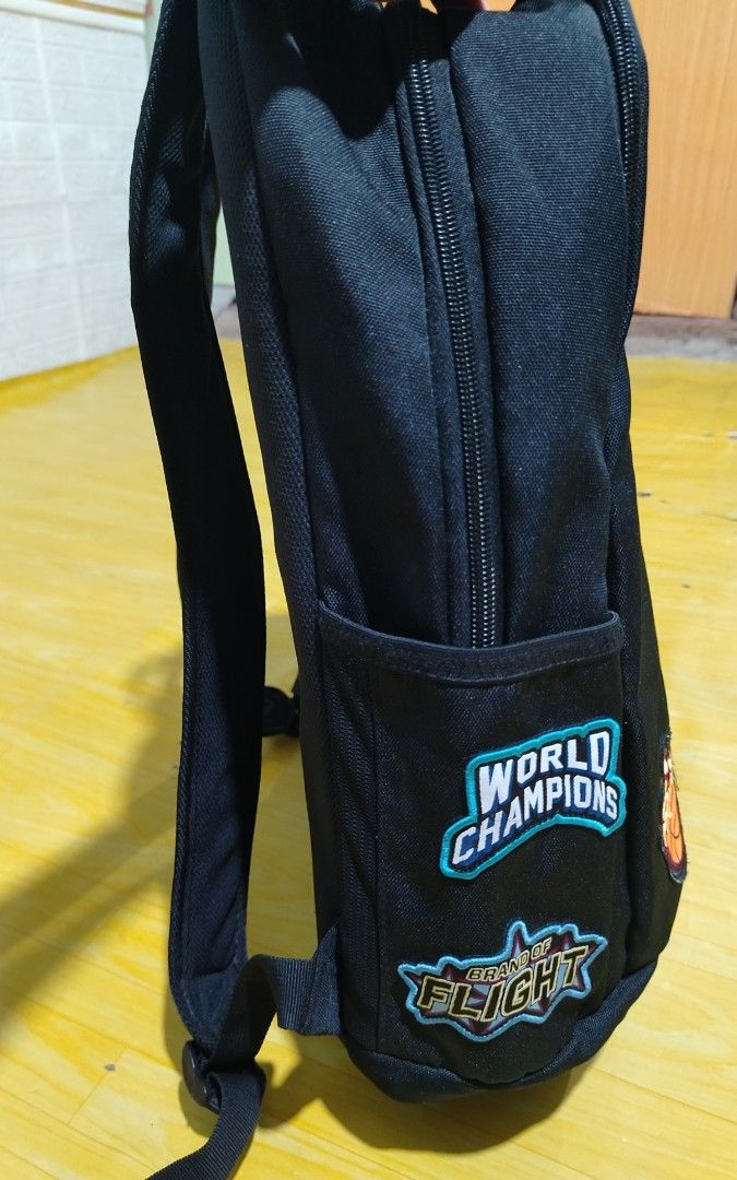 Jordan 23 Black Backpack with Patches (Category: Backpacks) located in Lucena. Submitted by thrifteditem (Listing ID 1464579918, Image 3). Description: - Black backpack with iconic Jordan 23 graphic - Features unique patches: basketball on fire & Jumpman logo - Ample space for all your essentials - Adjustable straps for a comfortable fit - Ideal for school, sports, or everyday adventures.