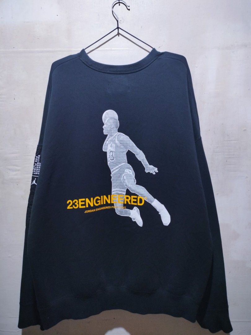 Jordan 23 engineered sweater (Category: Coats, Jackets and Outerwear) located in San Joaquin. Submitted by myksss19 (Listing ID 1464674968, Image 2). Description: flaws minimal sign of usage size XL fittings.