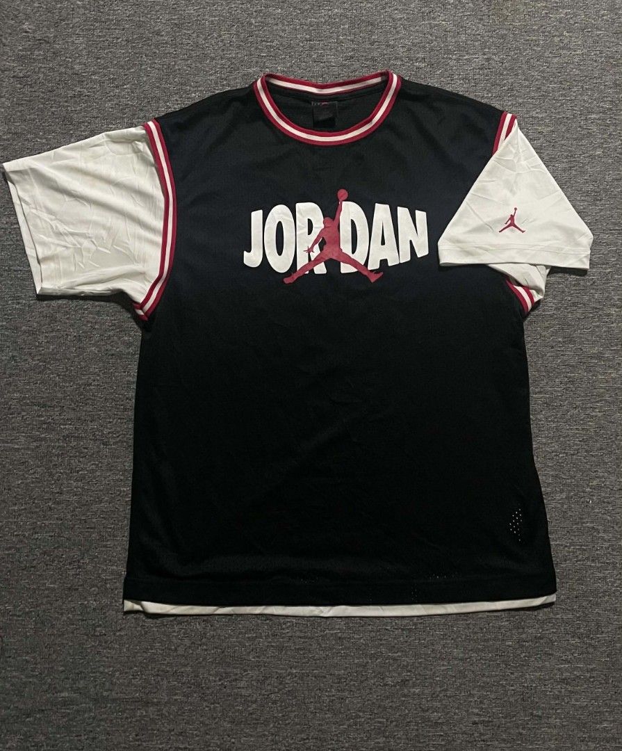 Jordan Jersey Tshirt (Category: Activewear) located in Manila. Submitted by jusss121 (Listing ID 1464594050, Image 1). Description: Youth XL on tag Best fit Large 22/28 Excellent condition No issue/needs wash PM/DM 💌.