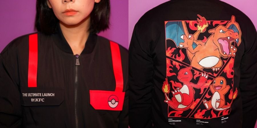 [KFC x POKEMON] Pokemon Evolution Jacket - Charizard (Size: S/M) (Category: Coats, Jackets and Outerwear) located in Carmona. Submitted by beautyand_ (Listing ID 1464637677, Image 1). Description: KFC x POKÉMON 🇸🇬 ✨ Singapore Exclusive ✨ ON-HAND Size: S/M 📦 Shipping fee shouldered by buyer 📍 Location: Cavite 💳 MOP: GCash / Maya / Bank Transfer 🚚 MOD: Lalamove / J&T.