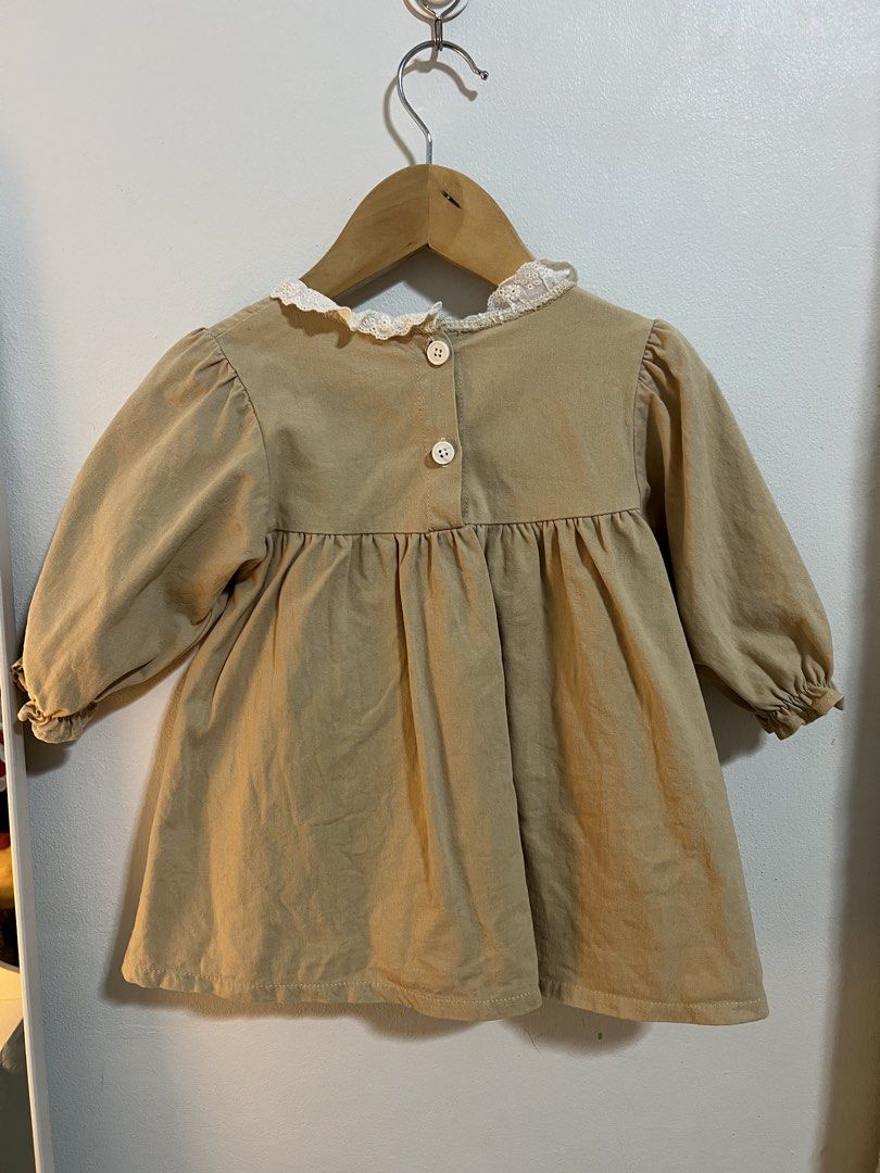 Khaki dress (Category: Babies & Kids Fashion) located in Pasig City. Submitted by anne.buena23 (Listing ID 1464617340, Image 2). Description: .