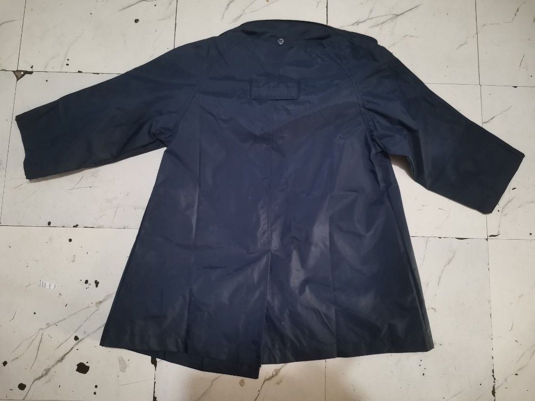 Kids Navy Blue Jacket (Category: Babies & Kids Fashion) located in Quezon City. Submitted by c_and_a_haus (Listing ID 1464666253, Image 2). Description: 75 each. Take all for 200. 3pcs available. Unused on our end. Pero looks new. Thrifted items. Thought these are raincoats. Hindi pala. Madulas lang talaga ung material. .