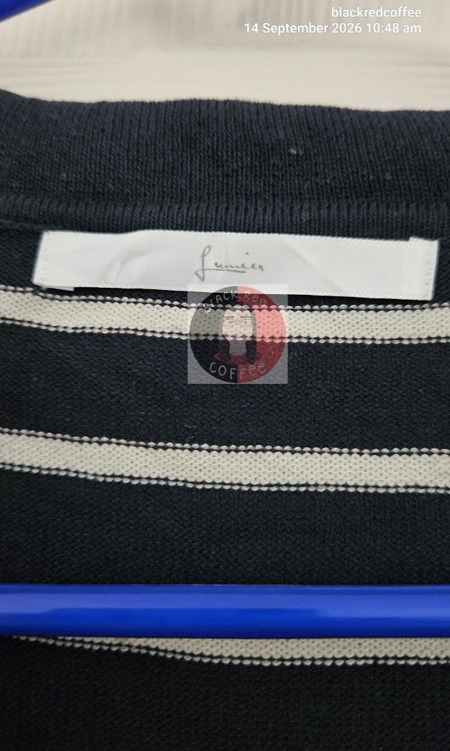 Knit Polo Shirt (Category: Blouses) located in Quezon City. Submitted by blackredcoffee (Listing ID 1464609734, Image 3). Description: - a bit stretchy ➡️Measurements⬅️ Medium width: 19 inches length: 22 inches.