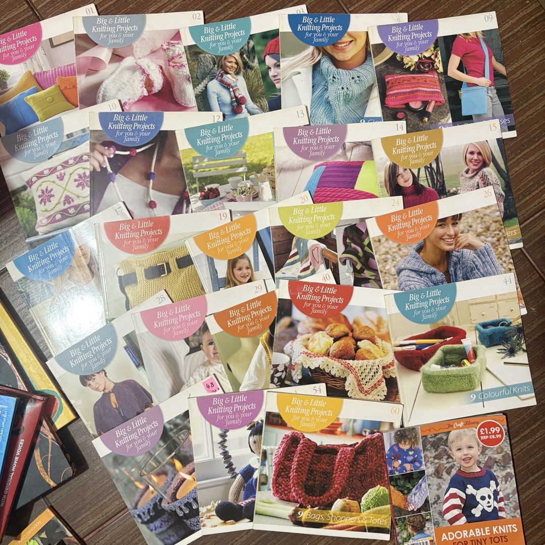 Knitting/Crocheting Books Bundle (24pcs) (Category: Storybooks) located in Rizal. Submitted by theneonpages (Listing ID 1464612143, Image 1). Description: .