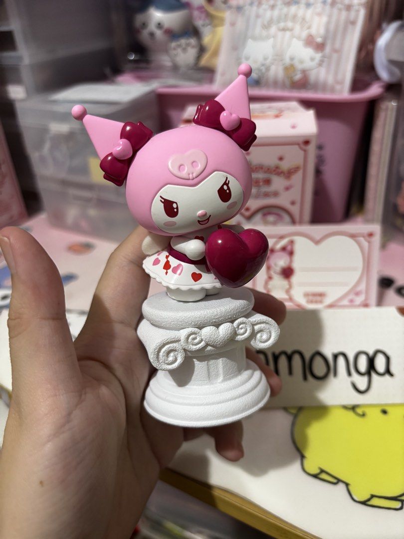 Kuromi cupid’s love (Category: Character Goods) located in Manila. Submitted by nagusamero (Listing ID 1464694791, Image 2). Description: strictly no haggling this is the final price Payment first / plus SF : Bank transfer / Gcash to Gotyme bank / maribank MOD: JnT / meet up around SM north or sauyo novaliches - good as new - with box and card - authentic.