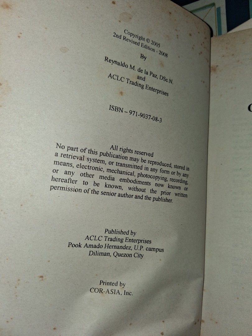 Laboratory Guide on General Zoology The Revised Edition (Category: Textbooks) located in Manila. Submitted by marcas022798212 (Listing ID 1464607380, Image 3). Description: - Revised Edition: Laboratory Guide on General Zoology - Authors: Reynaldo M. de la Paz, Edna A. Amparado, Gliceria B. Ramos - Publisher: ACLC Trading Enterprises - Copyright: 2005 - Ideal for students studying General Zoology.