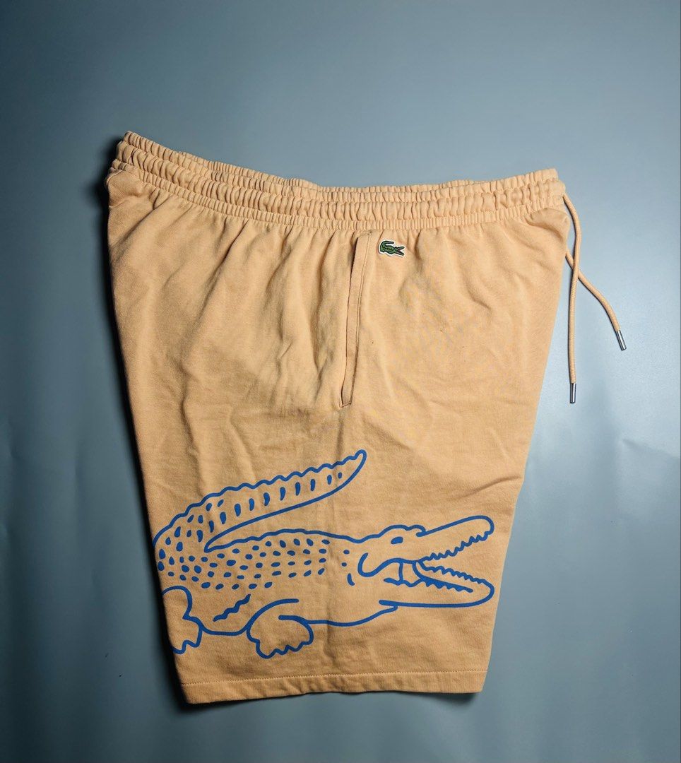 Lacoste Crocodile Fleece Short 2xl (Category: Shorts) located in Ragay. Submitted by sergesalgado (Listing ID 1464577107, Image 1). Description: Lacoste short Waistline: 32 to 38 Length: 20 Hem: 11 Issue: Washable stain See pic.