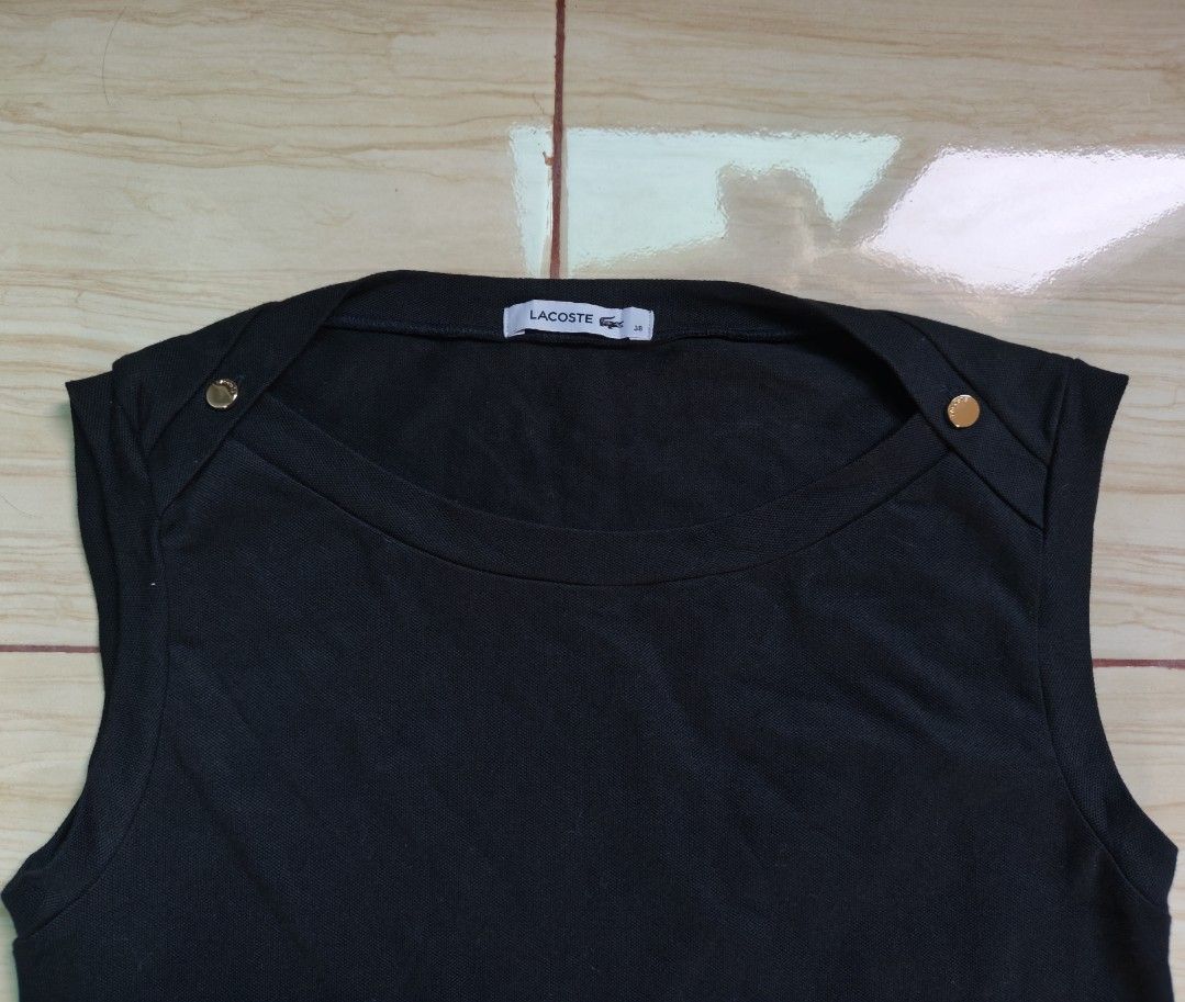 LACOSTE DRESS | SLEEVELESS AUTHENTIC ✨ (Category: Dresses) located in Midsayap. Submitted by indigoventure (Listing ID 1464640086, Image 1). Description: Lacoste dress, original, size 38, WIDTH: 17 LENGTH: 34 EXCELLENT CONDITION AUTHENTIC ✨.