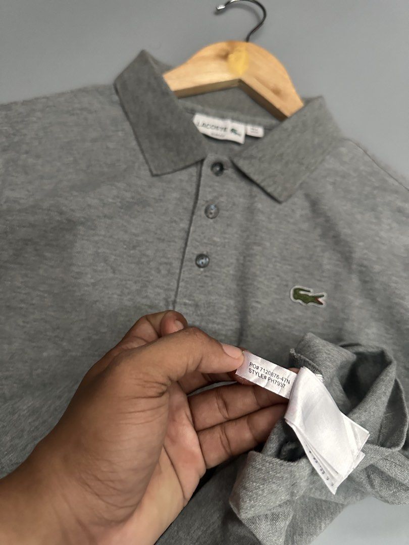 Lacoste Polo Shirt (Category: Formal Shirts) located in Manila. Submitted by thriftavenueph (Listing ID 1464593521, Image 3). Description: Fs: lacoste Polo Shirt Size: 22x23, M to L (Boxy type) Condition: excellent, no issue, 10/10 color Price: 1,100.