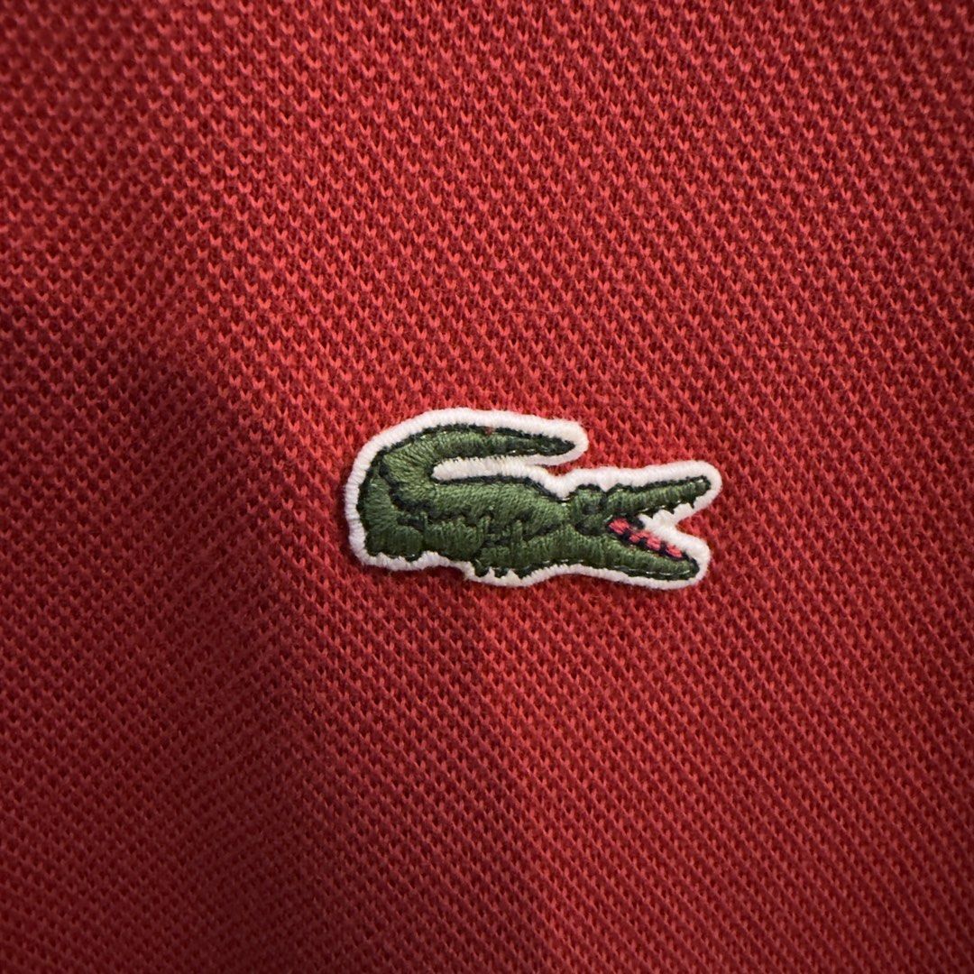 Lacoste Red Small Patch Polo Shirt (Category: Tshirts & Polo Shirts ) located in Manila. Submitted by jerichomal82553 (Listing ID 1464744586, Image 3). Description: Lacoste Red Small Patch Polo Shirt 19.5 by 27.5 Good Condition Complete Tags CLAIM 1300.