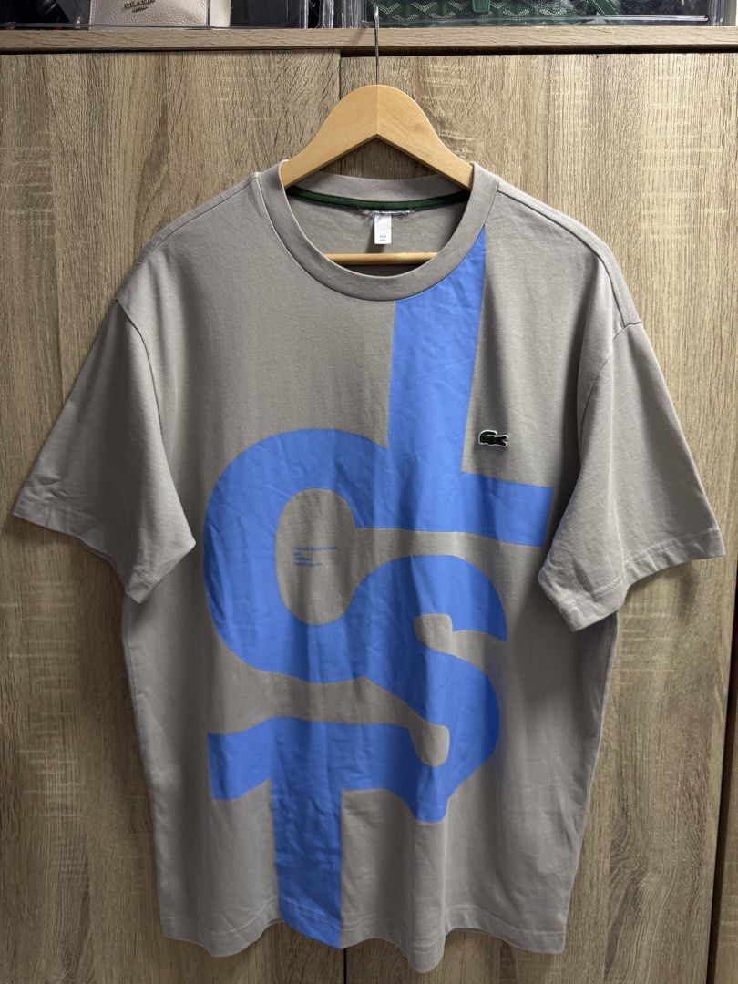 Lacoste Script Tshirt (Category: Tshirts & Polo Shirts ) located in Cavite. Submitted by PRIVATE.Selection (Listing ID 1464615577, Image 1). Description: Lacoste Script Tshirt Size L W- 22 L- 29 Good as New Cut necktag.