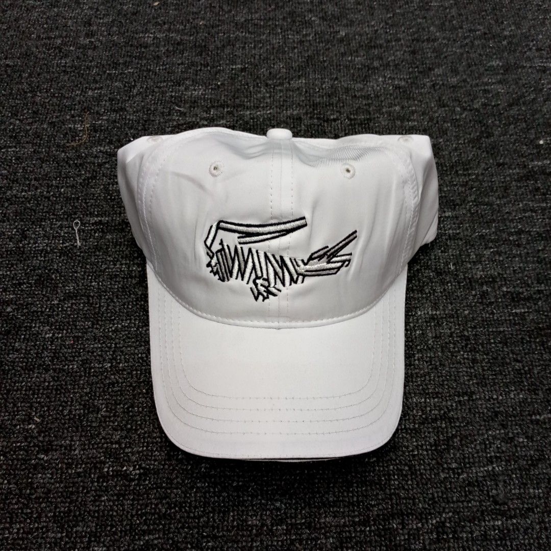 Lacoste White Cap One Size (Category: Caps & Hats) located in Manila. Submitted by pablopresk0. (Listing ID 1464662255, Image 1). Description: - Authentic White Lacoste Cap - Iconic crocodile logo on the front - Adjustable strap with metal buckle at the back - One size fits all - Perfect for everyday wear - Clean and simple design back Manila location📍 Excellent condition✅ Pm if interested📩 .