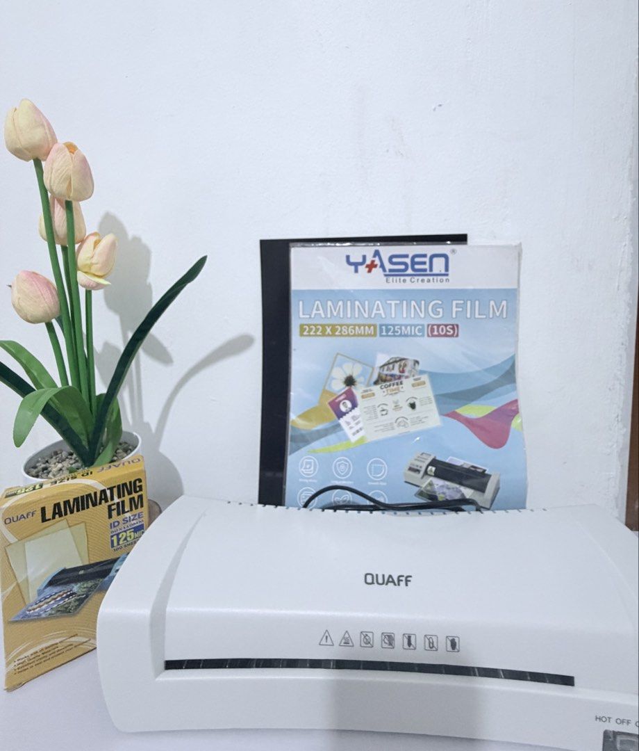 Laminating Machine (Category: Printers, Scanners & Copiers) located in San Fernando. Submitted by tearsgarage (Listing ID 1464595202, Image 1). Description: LAMINATING MACHINE — 🖨️ with freebie laminating films Perfect for those who want to start a lamination side hustle, or for anyone who already has a printing business and needs a reliable laminating machine. ✨ Condition: No damage / in good working condition 💰 Original Price: ₱800 🏷️ Sellin