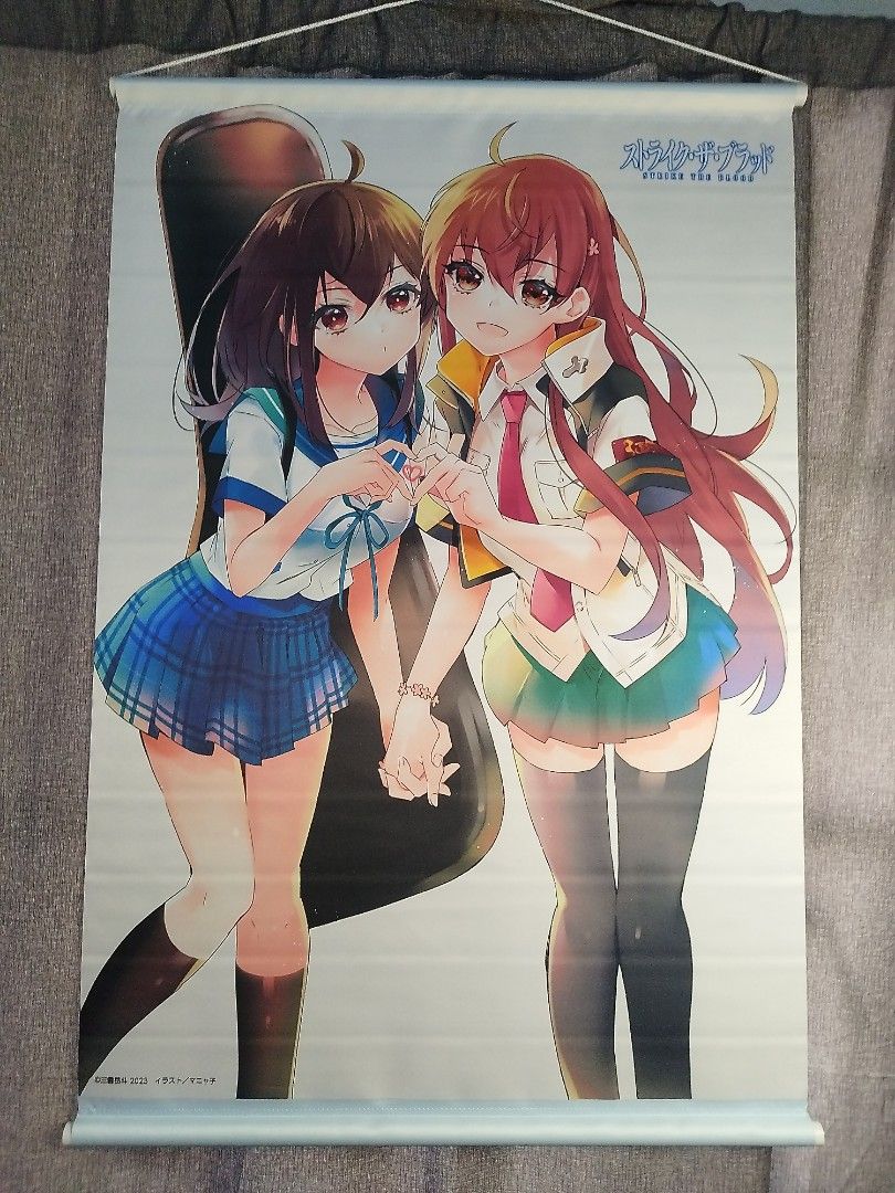 Large B2 Anime Tapestry Strike the Blood (Category: Other Merchandise) located in Malolos. Submitted by zenbu_surplus (Listing ID 1464698247, Image 1). Description: Facebook Page: Zenbu Surplus Item Description: Authentic Anime Tapestry for 250PHP Only Size B2 51.5 cm × 72.8 cm (20.3 inches × 28.7 inches) Issues: None MOP: Gcash MOD: Flash Express, J&T, Lalamove (Buyer will shoulder the shipping fee).