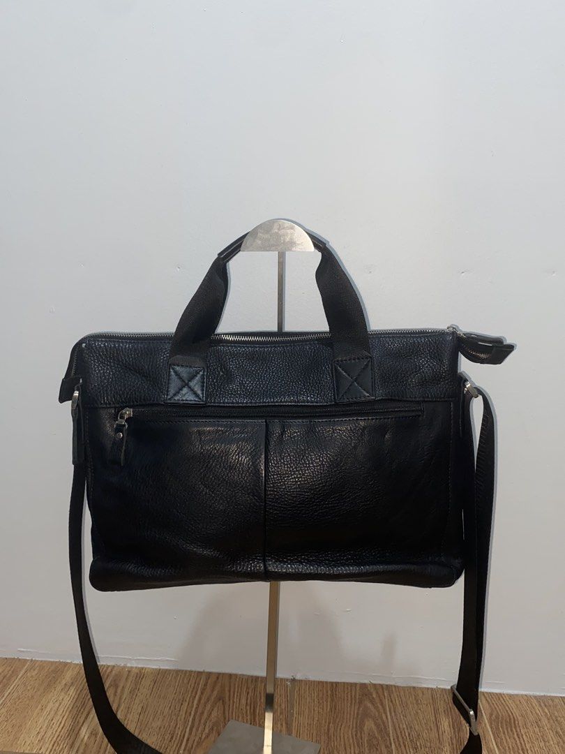 Leather Studded Briefcase Bag B ⁠♡⁠ lly Inspired (Category: Briefcases) located in Davao. Submitted by ccfinds_ph (Listing ID 1464682331, Image 3). Description: * Condition: Structurally sound corporate tote build.