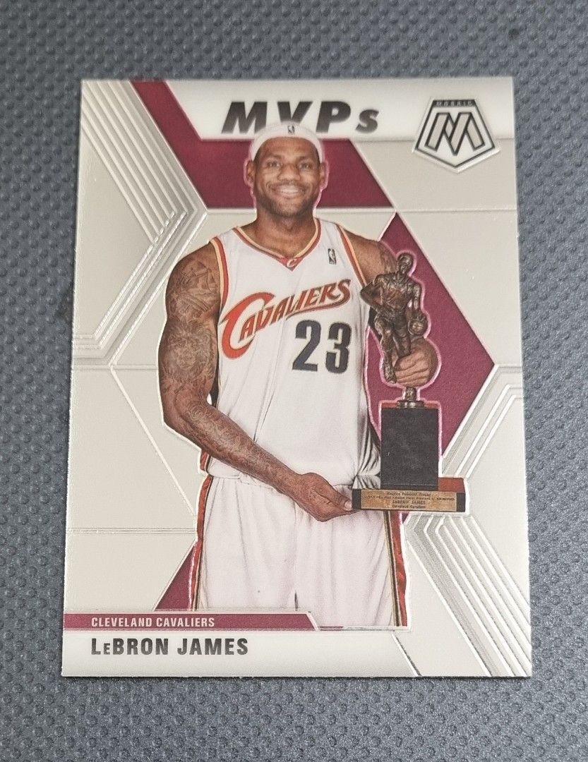 Lebron James (Category: Raw Singles) located in Pasig City. Submitted by MaryandXaviersCorner (Listing ID 1464648688, Image 1). Description: Lebron James Mosaic MVPs Card Actual pictures of the item posted Will be shipped in a toploader and bubblewrap Please check my other NBA cards listings..