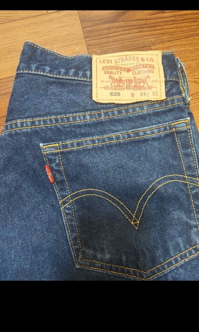 LEVI'S 620 vintage (Category: Jeans) located in Tumauini. Submitted by znernatpiece (Listing ID 1464678918, Image 3). Description: LEVI'S VINTAGE 620 ACTUAL DIMENSIONS ON PICTURES MADE IN KOREA +SF.