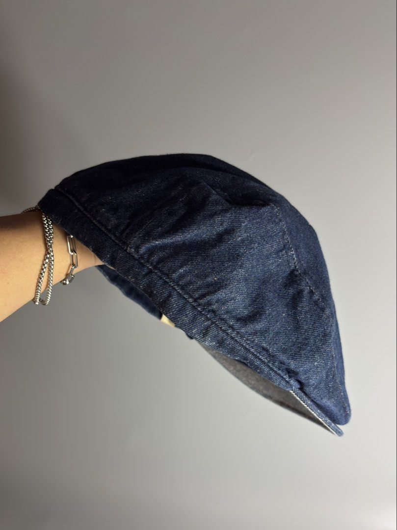 Levi’s Dark Blue Raw Denim Beret Hat (Category: Caps & Hats) located in Balungao. Submitted by alldriftedgears (Listing ID 1464666118, Image 2). Description: Levi’s Beret Hat in Dark Blue Raw Denim Colorway.