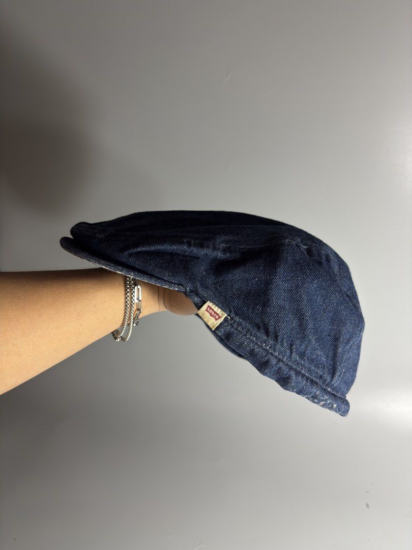 Levi’s Dark Blue Raw Denim Beret Hat (Category: Caps & Hats) located in Balungao. Submitted by alldriftedgears (Listing ID 1464666118, Image 1). Description: Levi’s Beret Hat in Dark Blue Raw Denim Colorway.