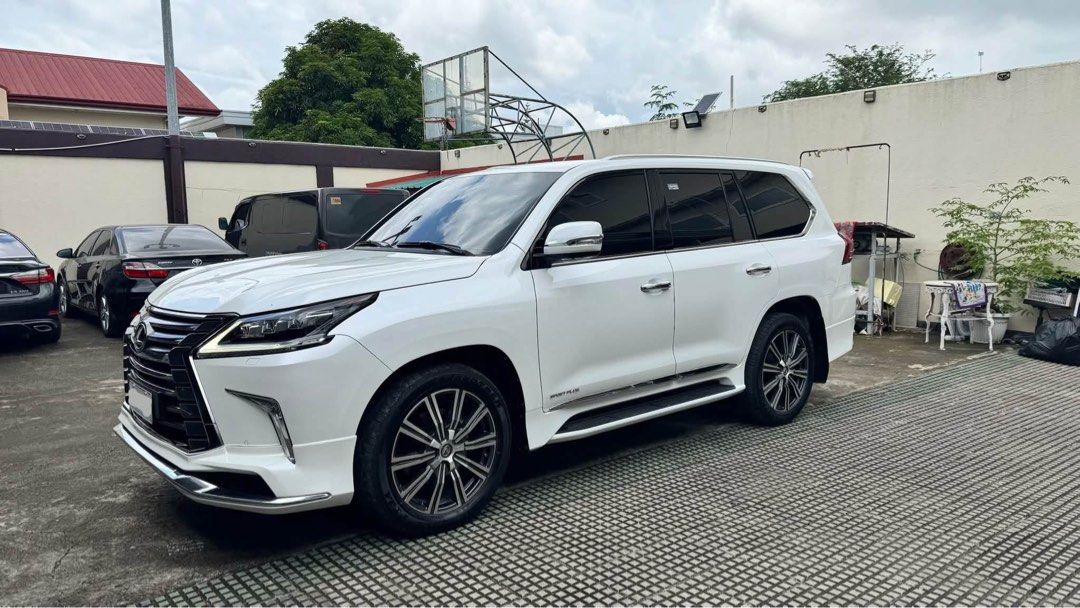 Lexus LX450d Sportsplus Auto (Category: Used Cars) located in Cabanatuan. Submitted by justcram (Listing ID 1464664386, Image 2). Description: LEXUS LX450D SPORTPLUS 2017 Price is still negotiable Mileages 45000+ SPECIFICATIONS: V8 Turbo Diesel Engine Automatic Transmission Full-Time 4WD 5- Seater Premium Leather Interior Electric Seats with Memory Function Push Start Multi-Terrain Select & Crawl Control Adaptive Suspension System Four-Zone Clima