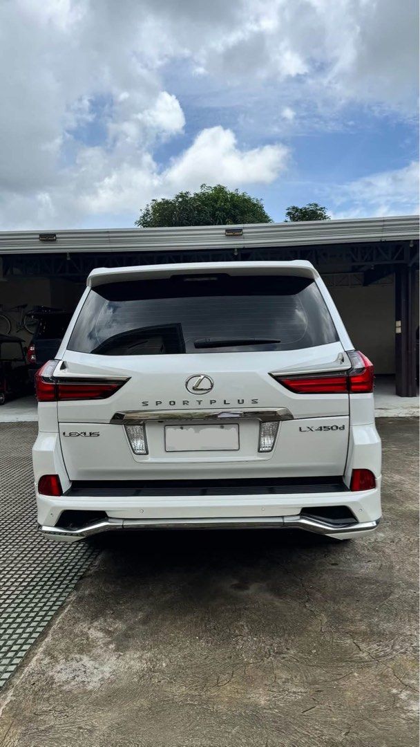 Lexus LX450d Sportsplus Auto (Category: Used Cars) located in Cabanatuan. Submitted by justcram (Listing ID 1464664386, Image 3). Description: LEXUS LX450D SPORTPLUS 2017 Price is still negotiable Mileages 45000+ SPECIFICATIONS: V8 Turbo Diesel Engine Automatic Transmission Full-Time 4WD 5- Seater Premium Leather Interior Electric Seats with Memory Function Push Start Multi-Terrain Select & Crawl Control Adaptive Suspension System Four-Zone Clima