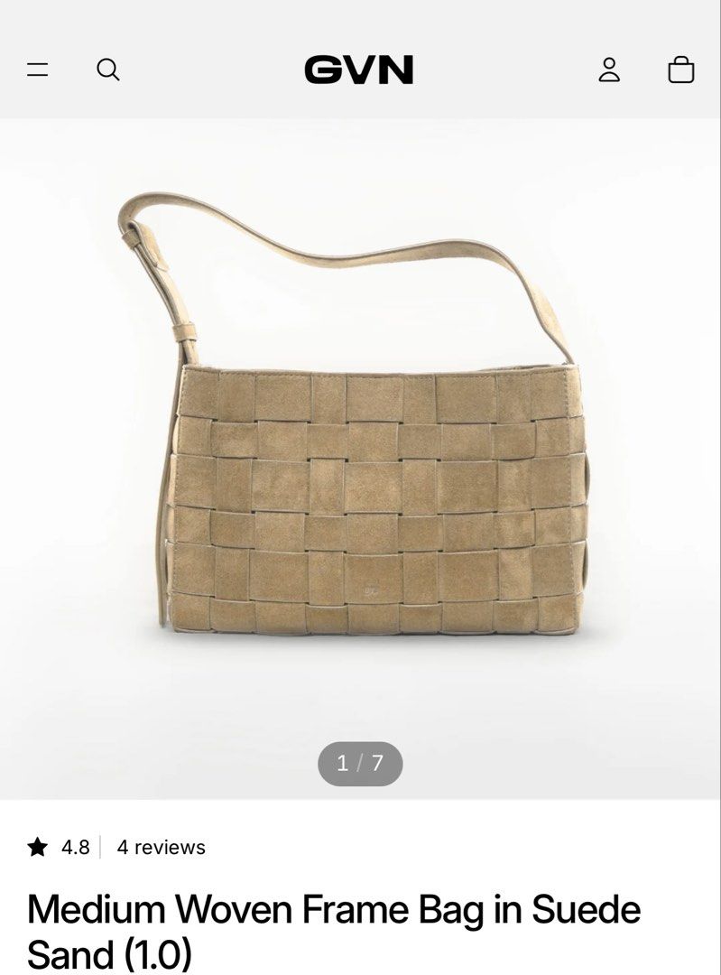LF GVN woven frame bag in sand size medium (Category: Shoulder Bags) located in Quezon City. Submitted by t.clo__ (Listing ID 1464590202, Image 1). Description: .