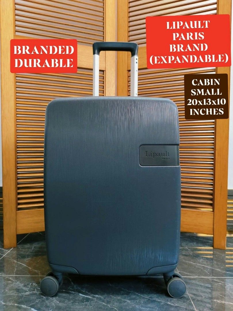 Lipault Paris Expandable Cabin Luggage (Category: Luggage) located in Valenzuela. Submitted by se_japansurplus (Listing ID 1464634017, Image 1). Description: ‼️LIPAULT PARIS BRAND JAPAN (Expandable)‼️ 🔥🔥SALE 🔥🔥 🎉🎉NEW ARRIVAL🎉🎉 Carry on,Cabin,small 📌GUARANTEE DURABLE 📌IMPACT RESISTANT PC+ABS CASE 📌WIDER SPACE CAPACITY 📌Expandable Zipper 📌Security coded lock TSA approved 📌Smooth and Silent 360 Rotation Wheels 📌TELESCOPIC PUSH HANDLE 