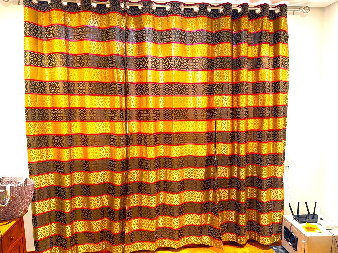 Free shipping Long Curtains for sale take all (Category: Curtains & Blinds) located in Manila. Submitted by tipanty2977 (Listing ID 1464605754, Image 2). Description: Free shipping with mm 3 pcs avaialble Curtain Length 2.58- 8.5 ft Width 95cm-3 ft All in very good conditon .