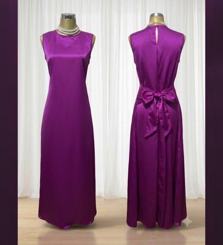 Long Gown (Category: Evening dresses & gowns) located in Manila. Submitted by nikita02_kara (Listing ID 1464696556, Image 2). Description: 📌Offshoulder black.long gown.fit large xl On hand 📌Purple.long gown feesize.on hand.