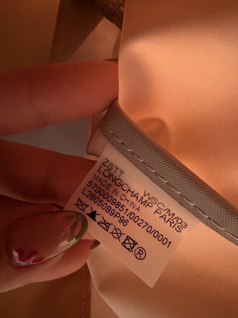 Longchamp Le Pliage Medium Longhandle Pink Tea (Category: Tote Bags) located in Alangalang. Submitted by byeeestuff (Listing ID 1464663725, Image 3). Description: Original Ordered online (with receipt) DM me for more inquiries 🤏🏻.