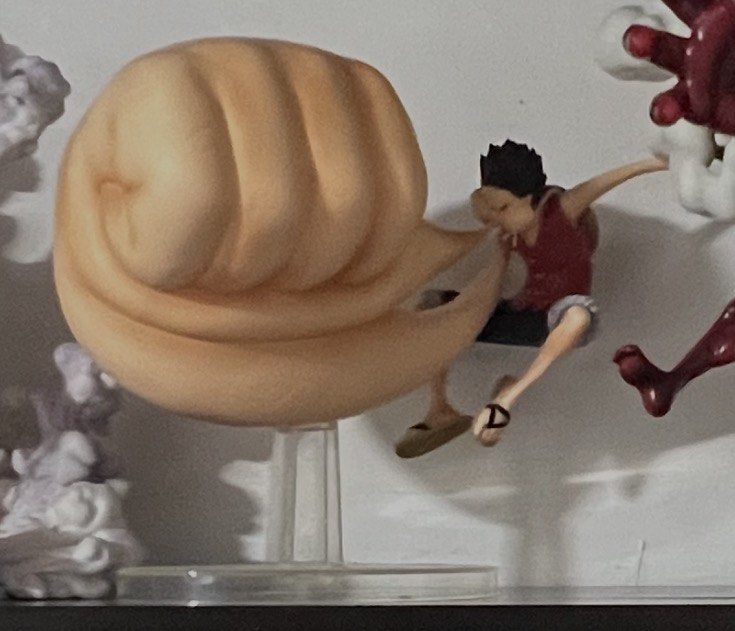 Lot Sale: Luffy figures (Category: Figurines & Statues) located in Pateros City. Submitted by bentables.bentables (Listing ID 1464667965, Image 2). Description: Lot sale - Set only , no break set 1. IK Luffy G2 / BIB 2. IK Luffy G3 / Loose w/ issue - glued thumb to mouth 3. IK Luffy G4 / BIB 4. IK Luffy G5 - Running / BIB 5. IK Luffy G5 - Spinning / BIB 6. POP Luffy Sailing Again / BIB *faded box 7. POP Luffy G4 / BIB w/ BB 8. POP Luffy G5 / BIB 