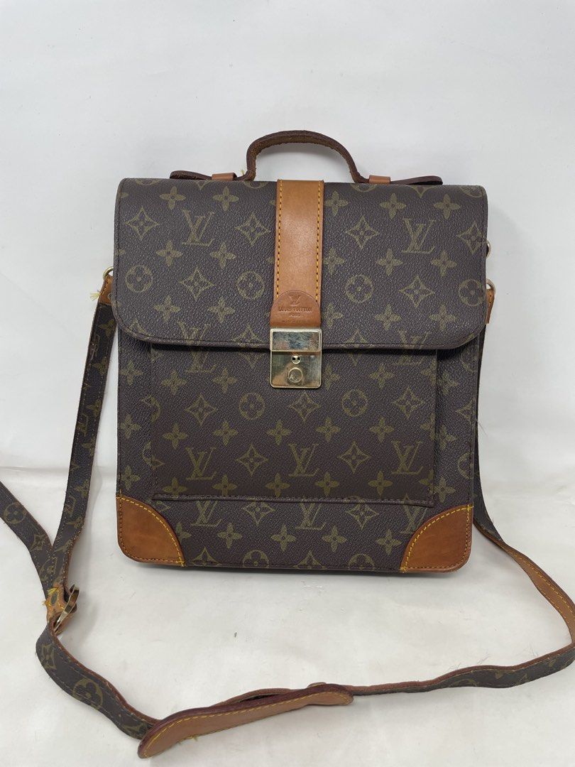 Louis Vuitton Pure Leather Bag From Japan (Category: Luxury Bags & Wallets) located in Tagum. Submitted by tommyfindstagum (Listing ID 1464597559, Image 1). Description: For sale: Louis Vuitton Pure Leather Bag From Japan In great condition Made of pure leather, all buttons have engraved LV brand Not sure if authentic but it has a very good quality and leather and it’s from Japan 1850 pesos only Tagum city location, can ship anywhere through Flas