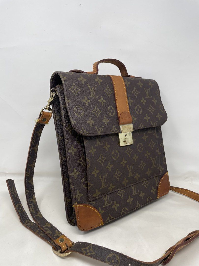 Louis Vuitton Pure Leather Bag From Japan (Category: Luxury Bags & Wallets) located in Tagum. Submitted by tommyfindstagum (Listing ID 1464597559, Image 3). Description: For sale: Louis Vuitton Pure Leather Bag From Japan In great condition Made of pure leather, all buttons have engraved LV brand Not sure if authentic but it has a very good quality and leather and it’s from Japan 1850 pesos only Tagum city location, can ship anywhere through Flas