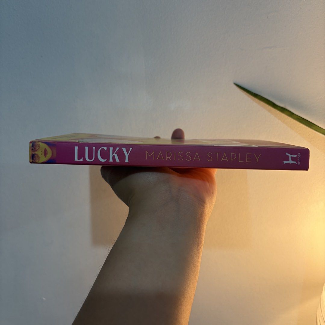 Lucky by Marissa Stapley (Category: Storybooks) located in Manila. Submitted by ajdeclutter (Listing ID 1464716925, Image 2). Description: - Title: Lucky by Marissa Stapley (Paperback) - Feature: Official Reese's Book Club pick - Genre: Gripping thriller about a heist and a winning lottery ticket that can't be cashed.