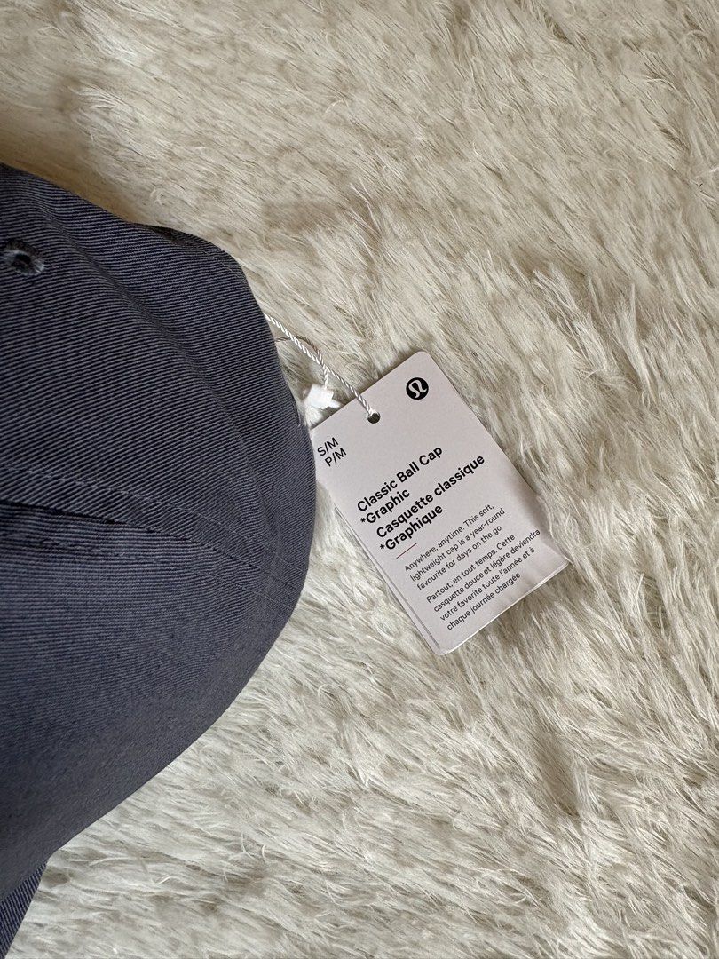 LULULEMON CLASSIC BALL CAP S/M (Category: Caps & Hats) located in Imus. Submitted by dumpitlikeaqueen (Listing ID 1464709317, Image 3). Description: • Store-bought at Lululemon in Takashimaya, Singapore • With tag & Lululemon bag • Open for layaway • Instagram Shop: @dumpitlikeaqueen.