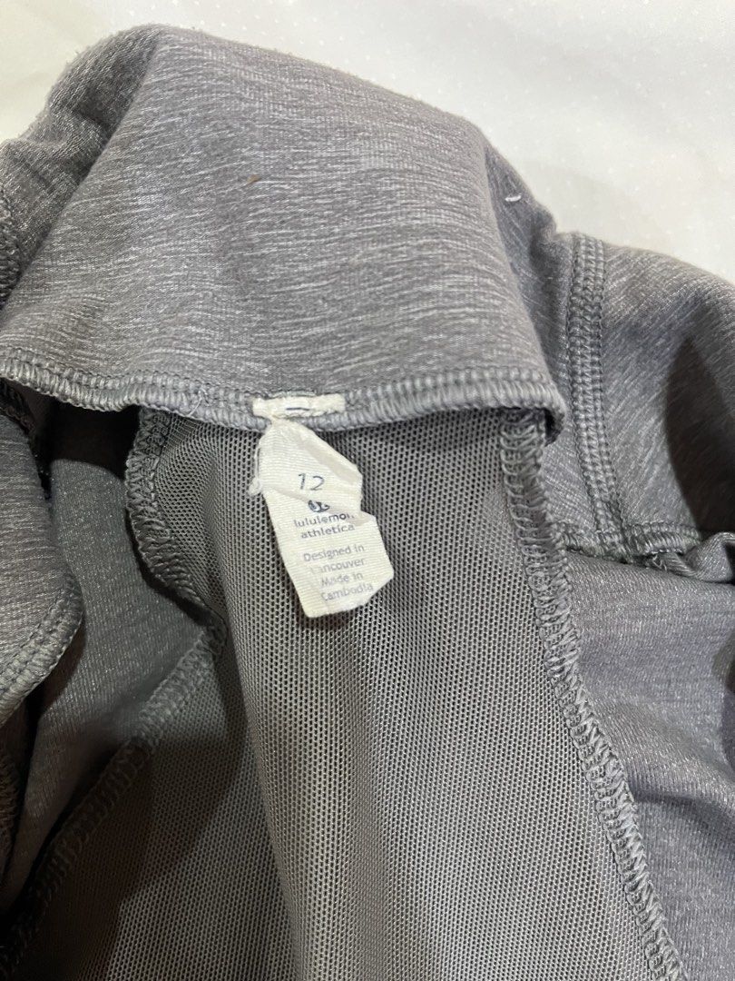 Lululemon Grey Jacket (Category: Coats, Jackets and Outerwear) located in Muntinlupa City. Submitted by jane226ph (Listing ID 1464683047, Image 3). Description: Original / Authentic Lululemon Grey Jacket Size 12 Purchased in-store. Sold as-is.