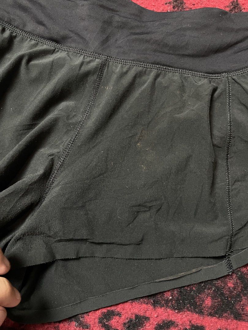 Lululemon Speed Up Shorts (Category: Shorts) located in Caloocan City. Submitted by piecesgarments (Listing ID 1464623242, Image 2). Description: Size:Freesize" Length:11" Thighs:11" Issue:Washable stain i think it a bubble gum Condition:good Price:₱449 📝Reminder: All items are thrifted.Expect the condition of the item is used! Orders takes 3-4 days for packing and preparing before shipment! #fashion #thrift #ᴇxᴘʟᴏʀᴇᴘᴀɢᴇ.